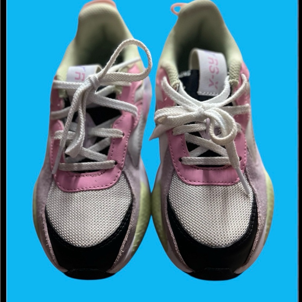 Stylish Pink and Black Kids Shoes